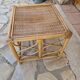 Table basse en rotin