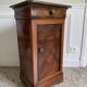 Bedside table / nightstand / column / Somno / Vintage mahogany stand