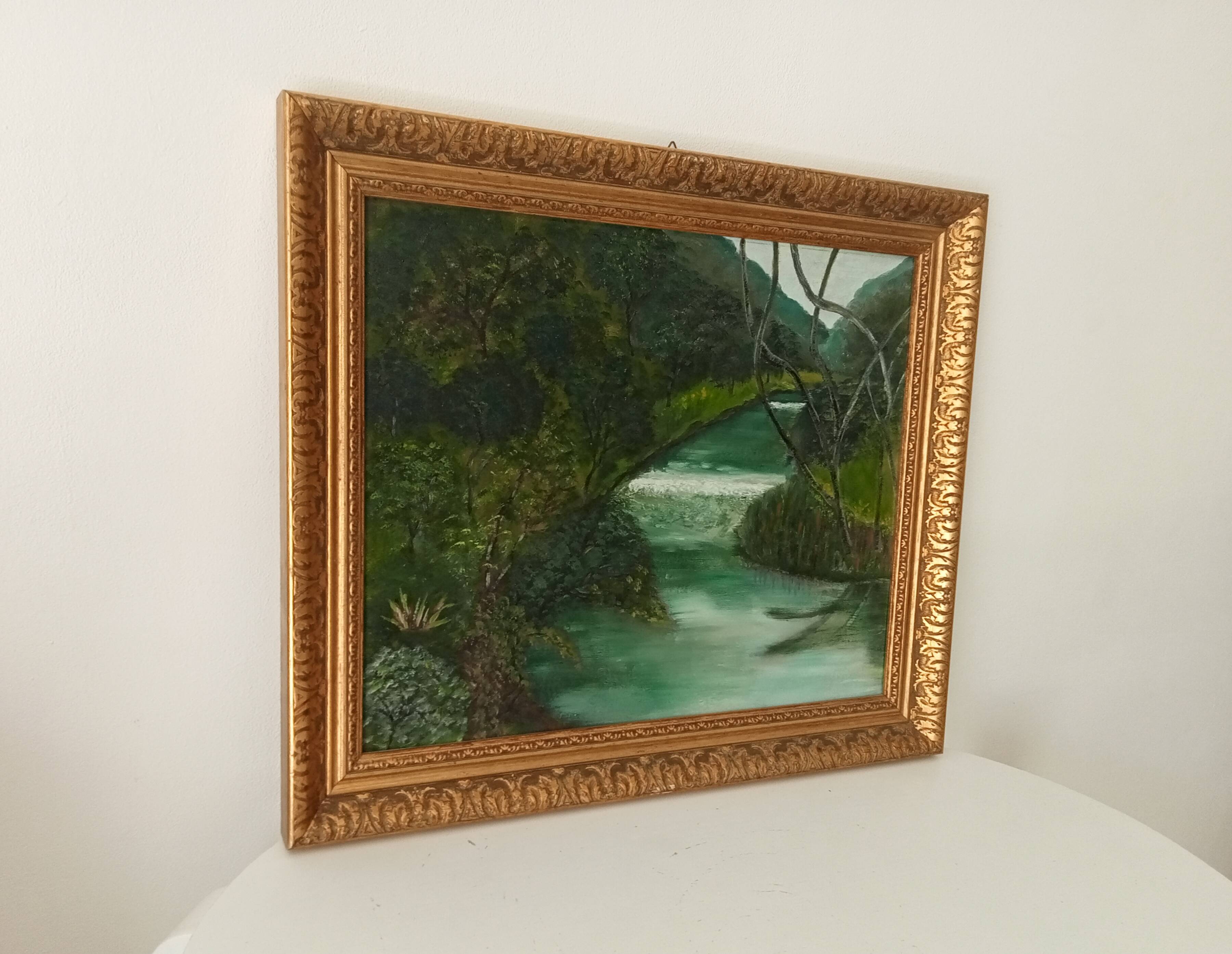 Oil painting by René Férréol Ringenbach "Val de Cusance"