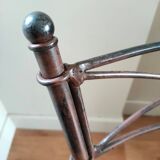 Set of 4 wrought iron chairs and mulching