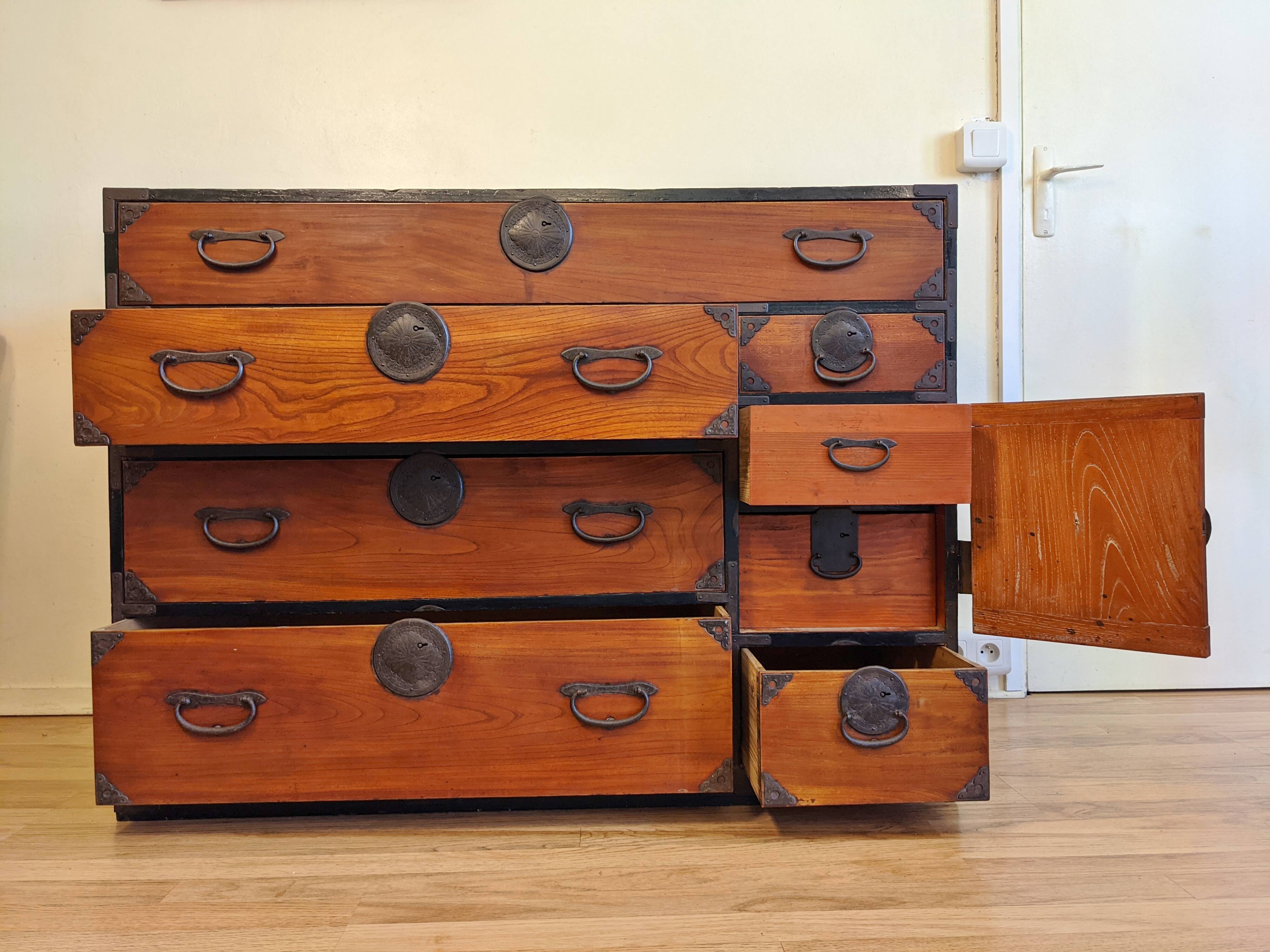 Commode ishô-dansu - Japon fin XIXe Meiji