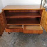Vintage storage cabinet from the 60s, walnut.