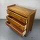 Commode Vintage en Bois à 3 Tiroirs