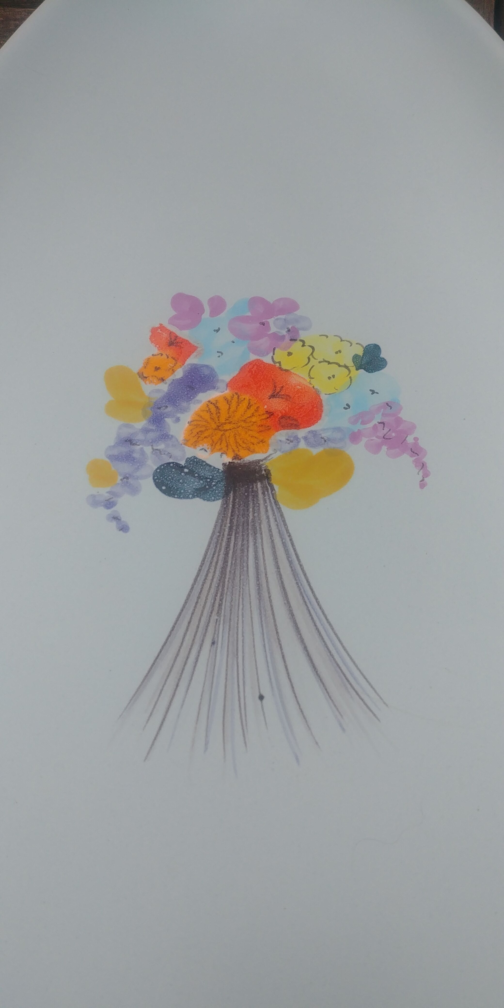 Ceramic dish from the faiencerie of M.B.F.A Pornic model sidonie blue