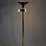 Lampadaire restauré du milieu du siècle en laiton, par Kamenický Šenov, Tchèque, 1960