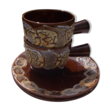 Service large lunch cups Vallauris