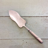 Cake shovel, pie, silver metal fish