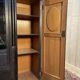Vitrine - Armoire Napoléon III / Anglaise en bois noirci