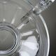 Art Deco glass bowl, in the style of Val Saint Lambert, with wide handles.