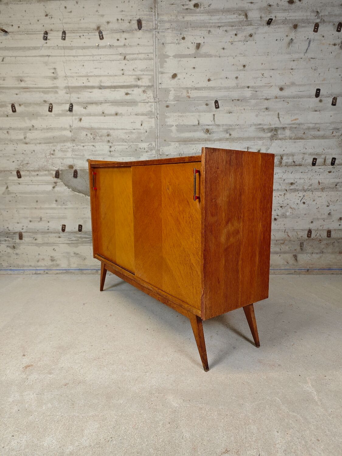 Vintage sideboard with compass legs