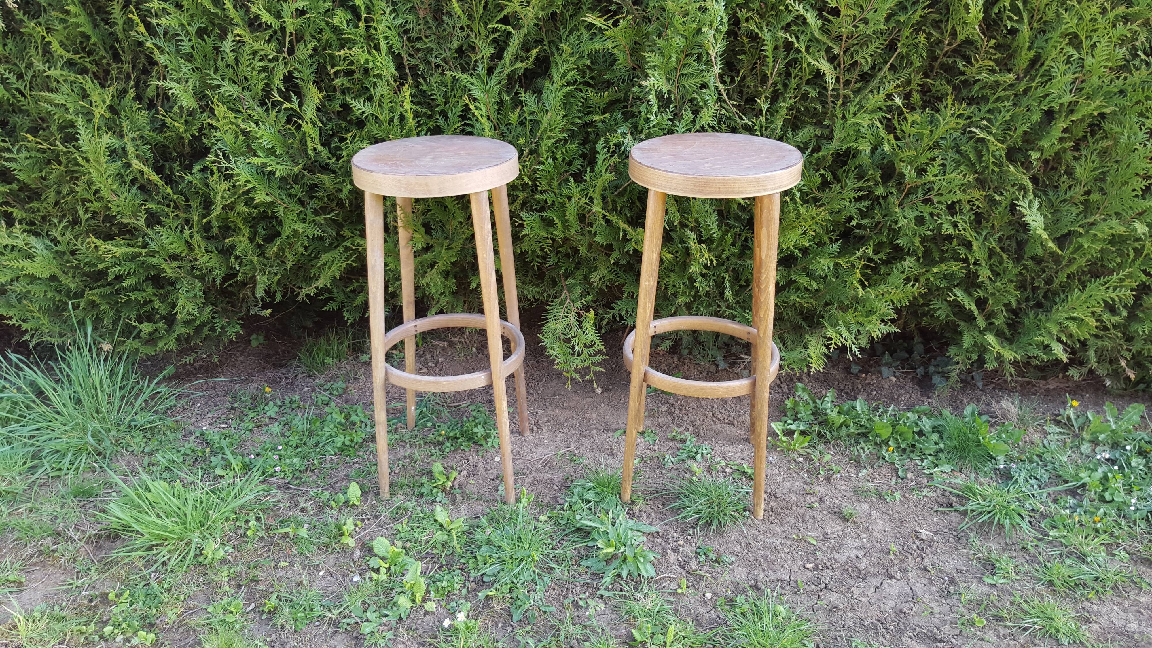 Pair of vintage bar stools 60/70