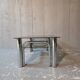 Table basse chromée