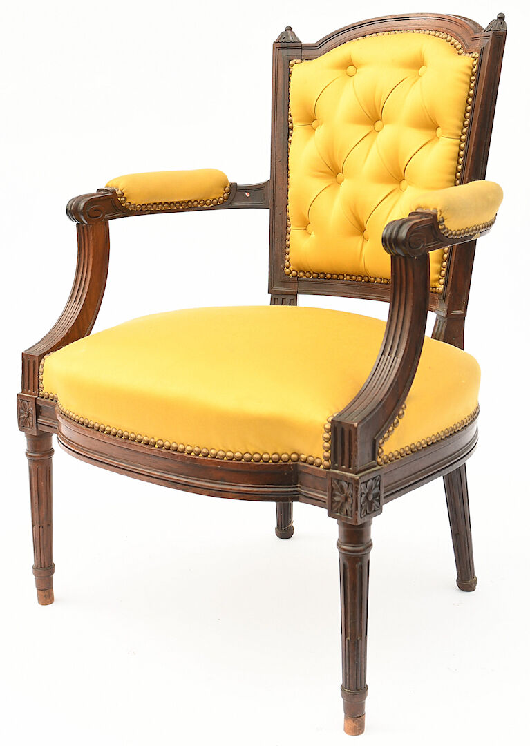 Louis XVI style convertible armchair
