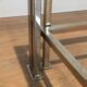 Modernist Chrome Coffee Table with Triple Legs, French Work circa 1970