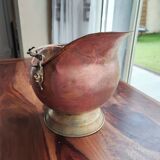 Copper coal bucket copper vase