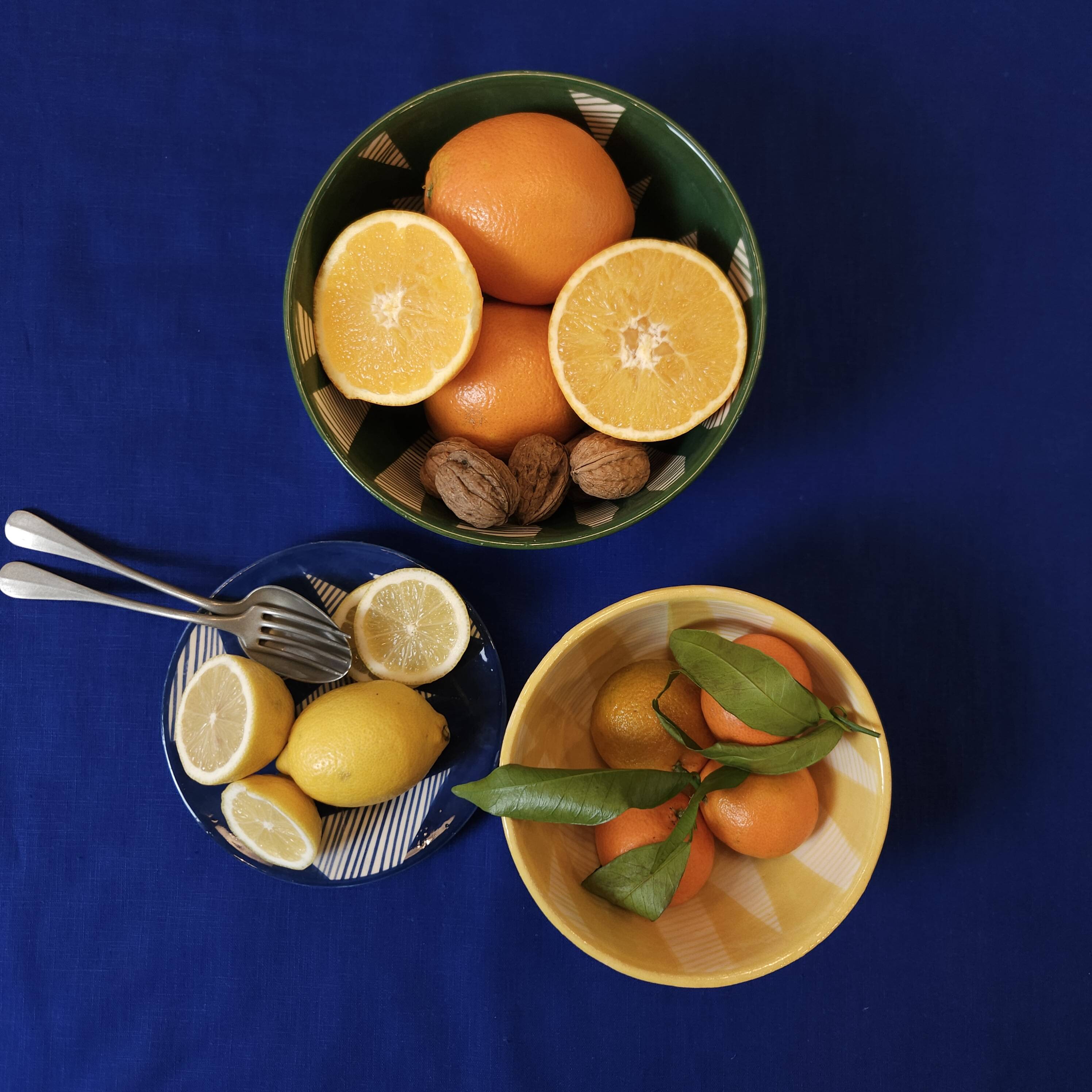 Medium plate - yellow PALM