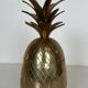 Pineapple ice bucket in brass and steel