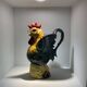 Rooster pitcher. Barbotine. Orchies