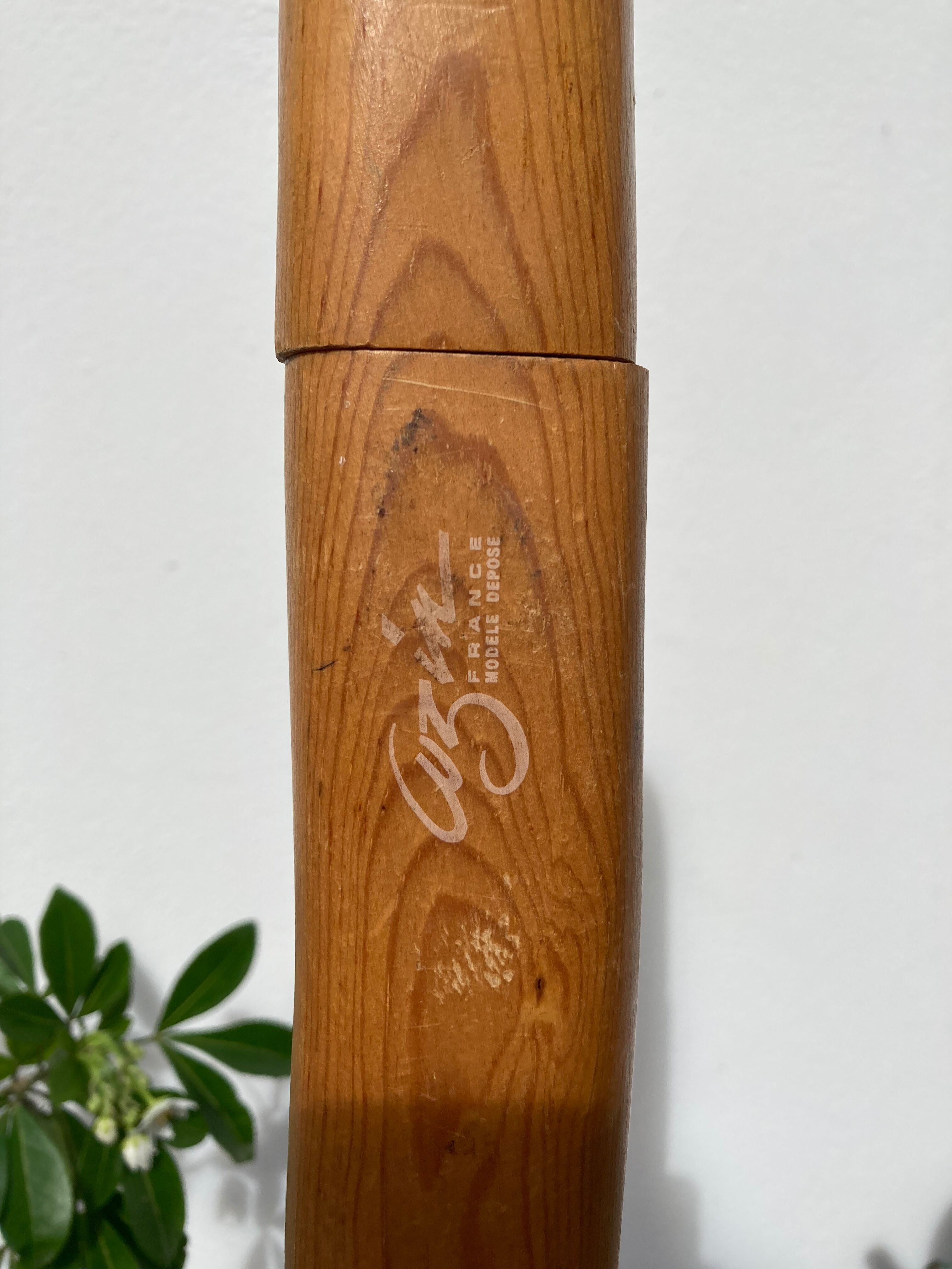 Vintage baguette bread knife - resin and stainless steel bread - kitchen utensil