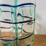 Hand-blown glass vase, "Striped"