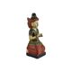 Characterful Vintage Buddha Statue Kneeling Wooden Buddha 44cm