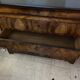Commode ancienne Louis Philippe en marbre noir