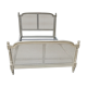 Louis XVI white bedwood caning and wood