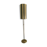 Floor lamp in brass and fabric 50s