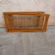 Children's lounger wooden deckchair and vintage foldable bamboo