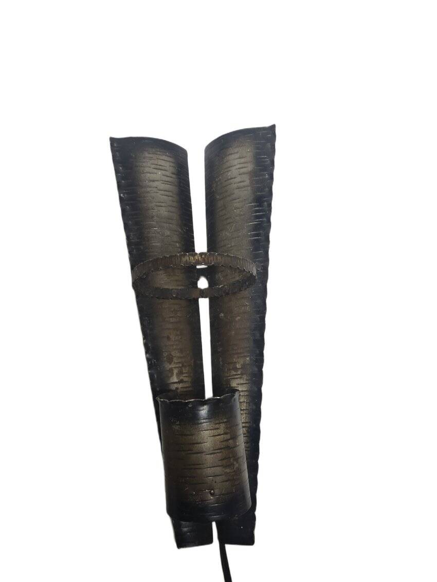 Polish brutalist wall lamp, 1970s