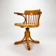 Bentwood desk chair By Zpm radomsko, 1950s