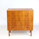 Scandinavian teak chest of drawers