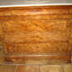 Louis Philippe period chest of drawers in walnut bramble on oak frame