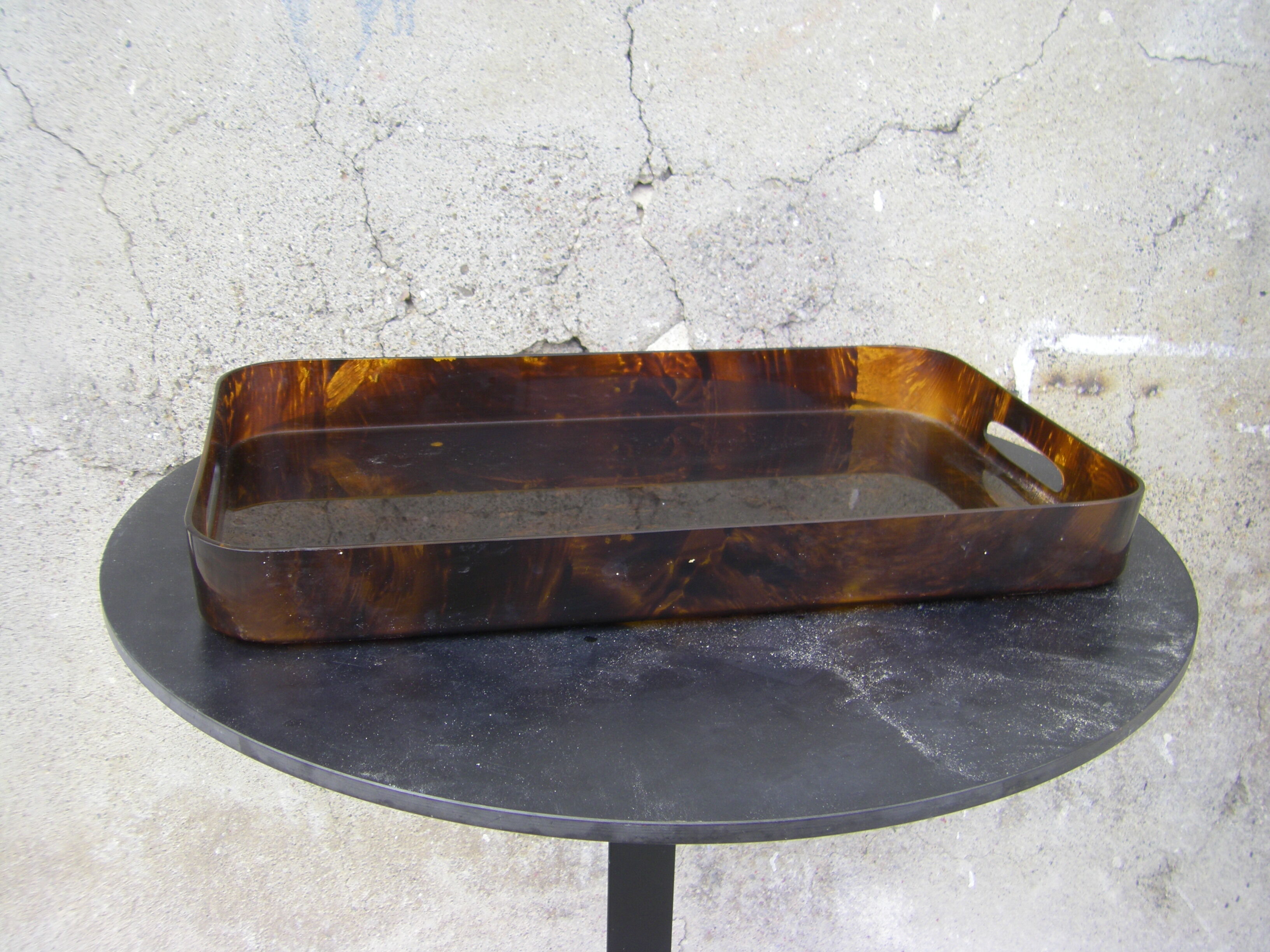 Vintage lucite tray