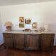 Large walnut sideboard in Louis XV style
