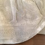 Sculpture, medal project signed Jules Lagae original plaster
