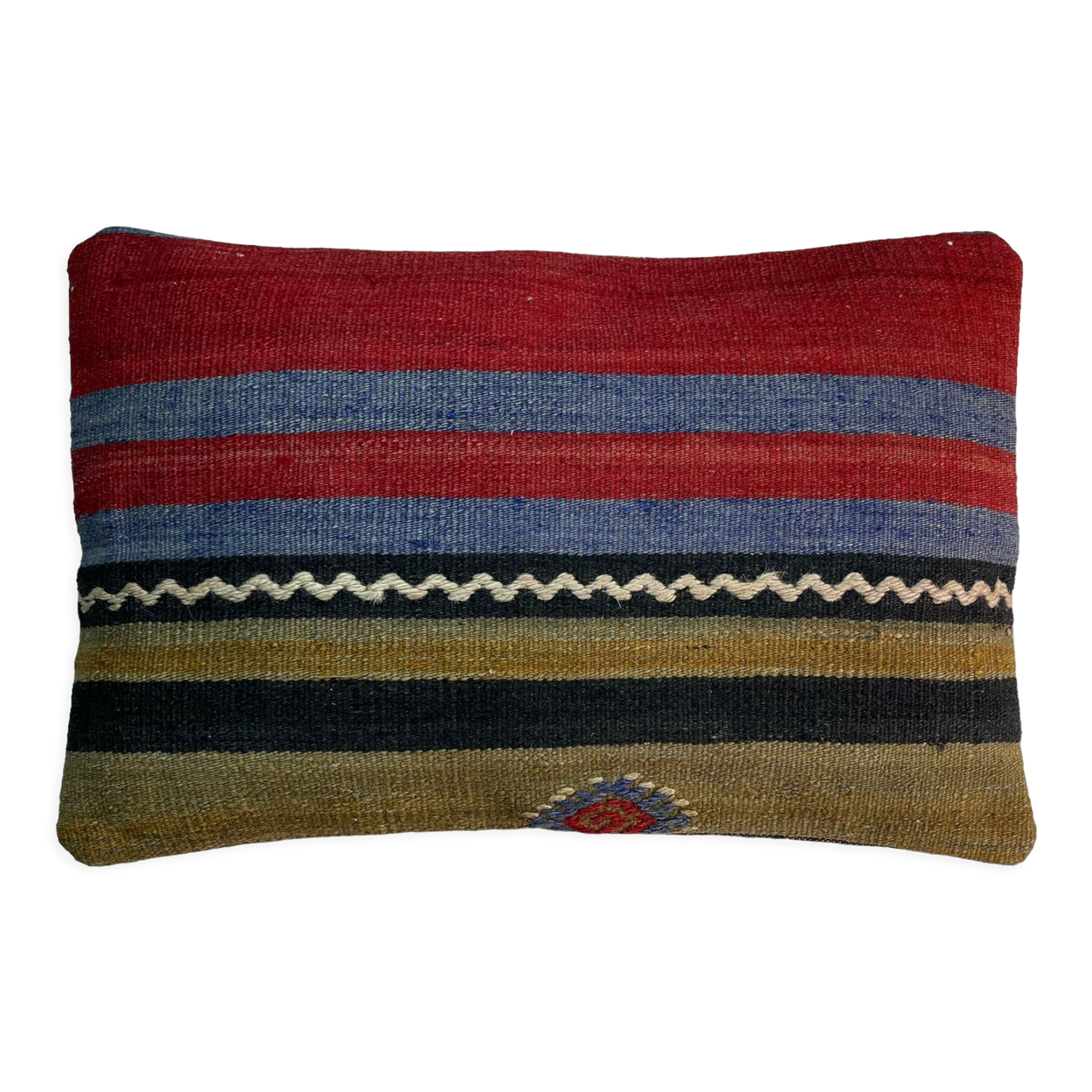 Vintage turkish kilim cushion cover