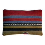 Vintage turkish kilim cushion cover