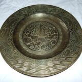 Chinese plate in bronze