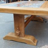 Wood and ceramic coffee table