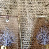 4 vintage wall lamps