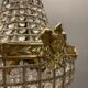 Crystal brass chandelier