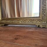 Miroir ancien XIXéme siècle doré