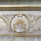 Old wooden curtain cover