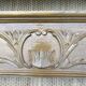 Old wooden curtain cover