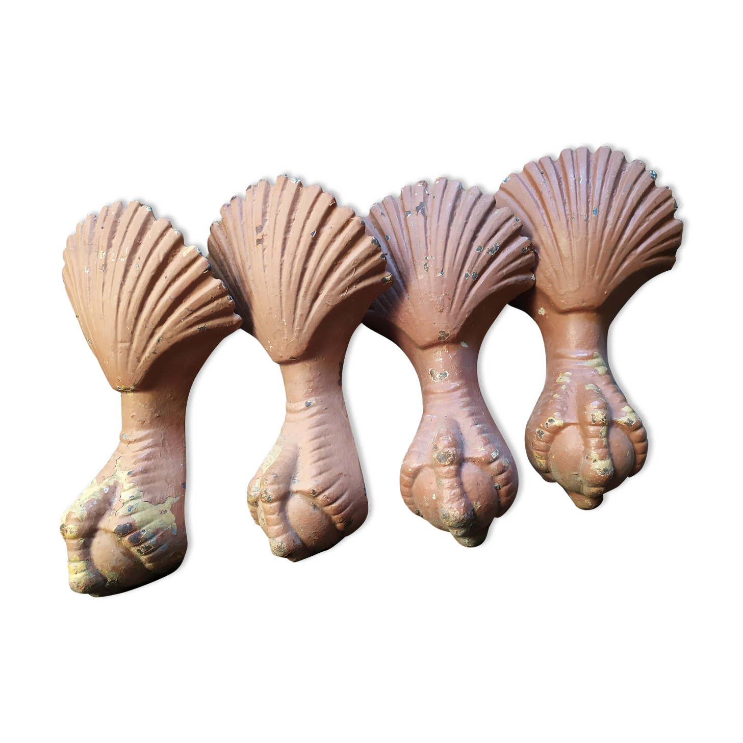 Cast iron bathtub legs