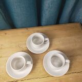 3 sets of Schonwald porcelain coffee cups and saucers