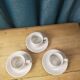 3 sets of Schonwald porcelain coffee cups and saucers