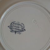 4 hollow plates Art Nouveau 1900 Onnaing Granite Algeciras, Lot 1