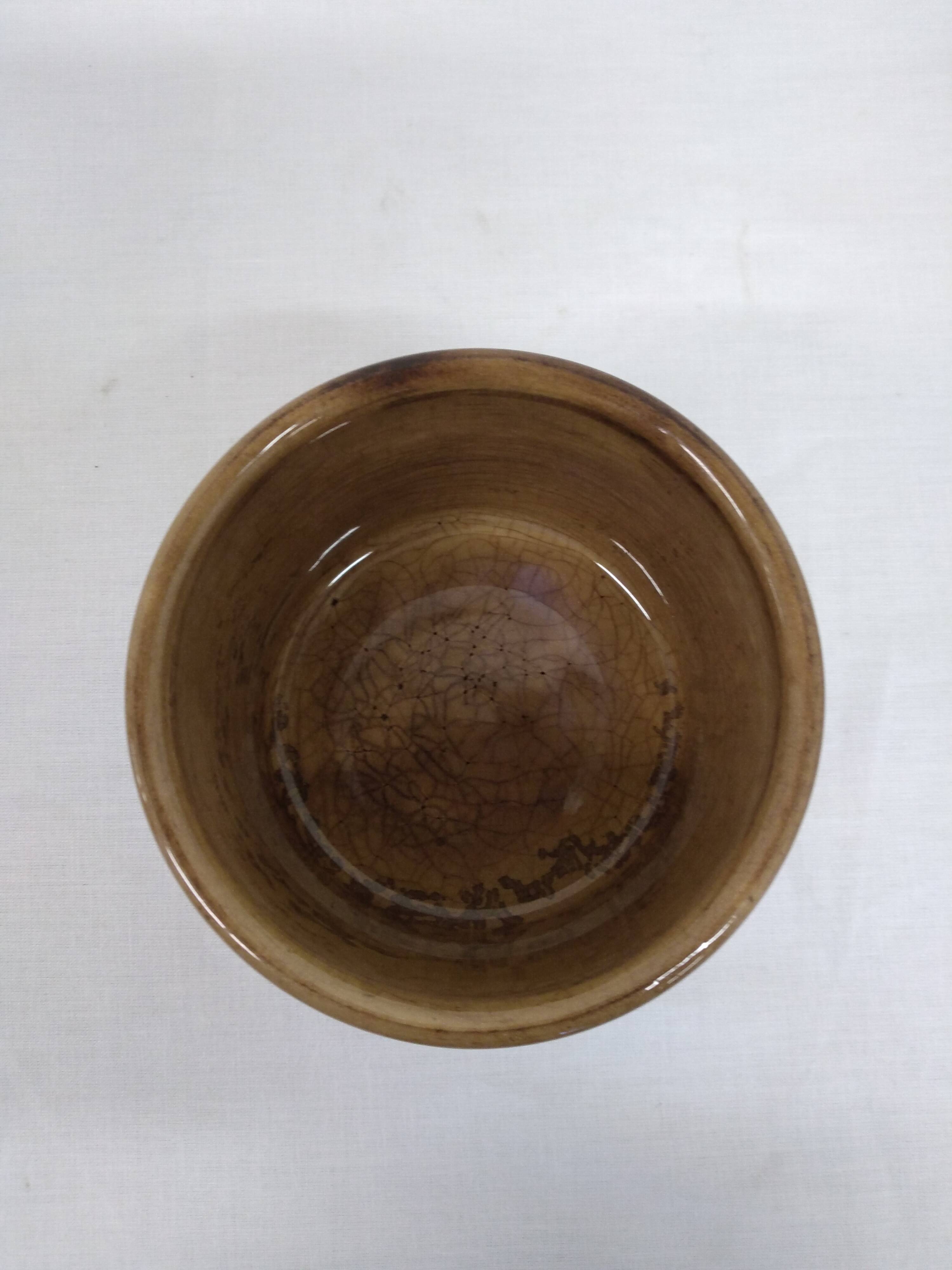 Old jam jar or fat jar digoin Sarreguemines
